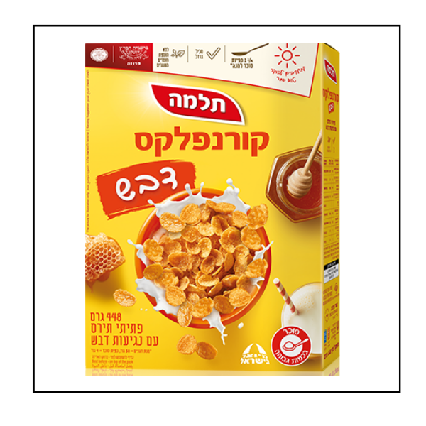 تلما كورنفلكس مع لمسات من العسل 448 غم