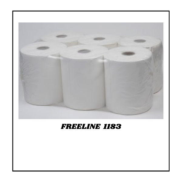 مناشف يدين رول – 6 رول × 90 متر – FREELINE 1183