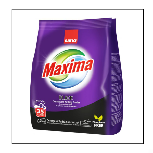 سانو مكسيما بودرة غسيل  Black  للملابس السوداء  1.25 كغم