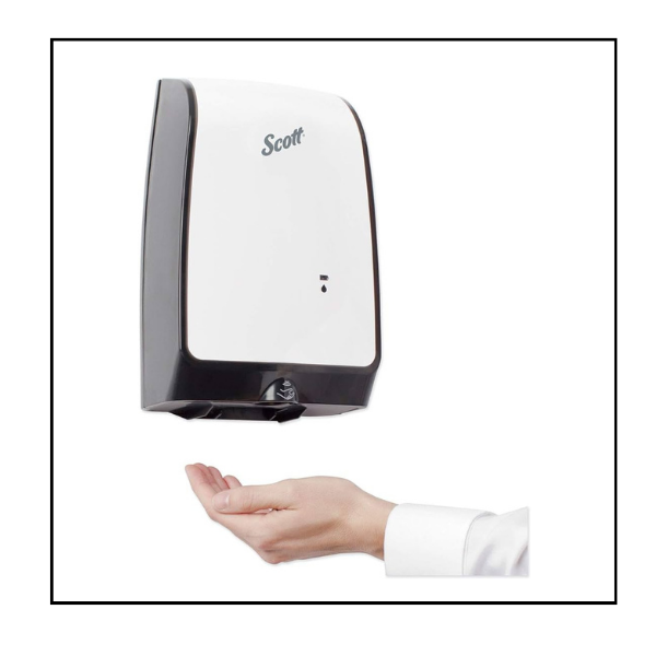 قاعدة صابون يدين فوم زهري Kleenex الكتروني