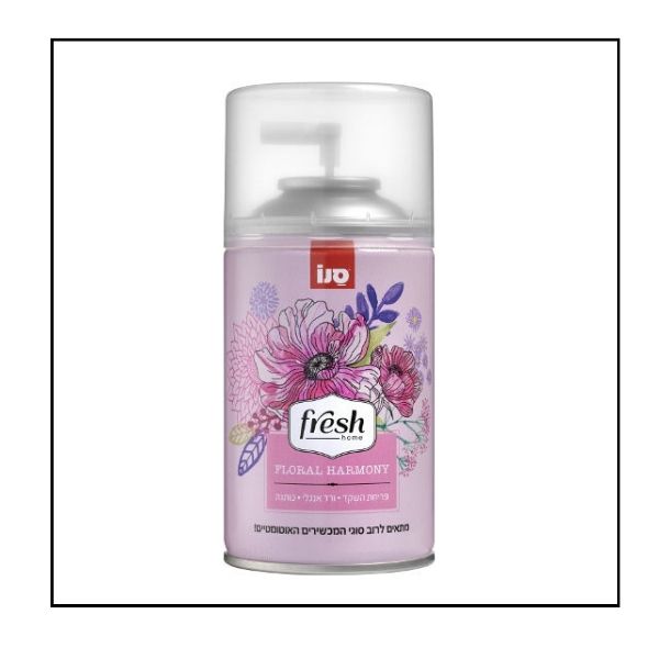 سانو فرش هو اوتوماتيك – عبوة تعبئة لجهاز معطر الجو برائحة التناغم الزهري – 250 مل
Floral Harmony 
