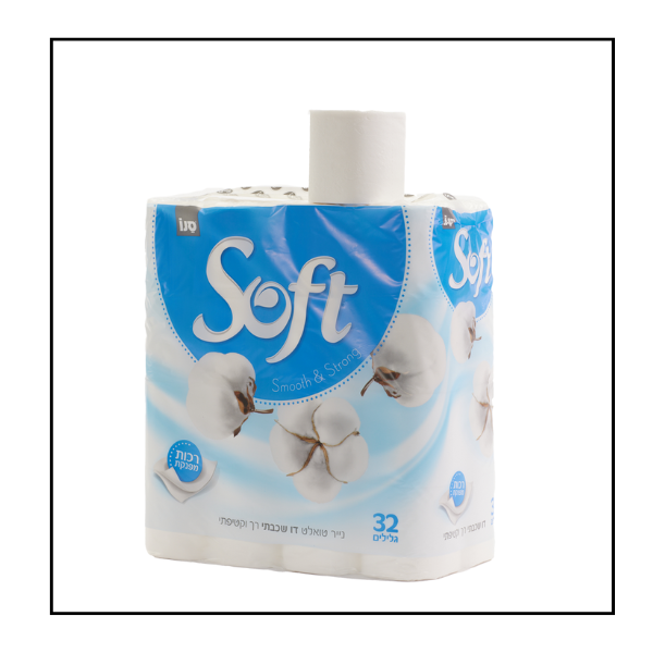 سانو سوفت سيلك ورق تواليت 32 رول ابيض