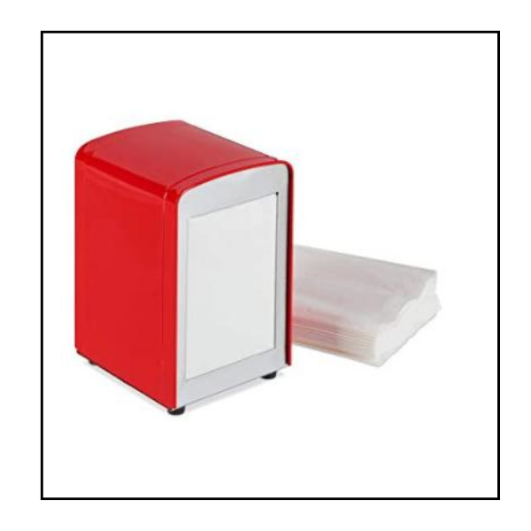 قاعدة دسبنسر طاولة احمر