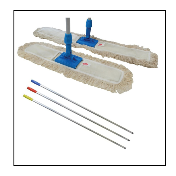 موب 100 سم كامل (ممسحة + قاعدة + عصا)