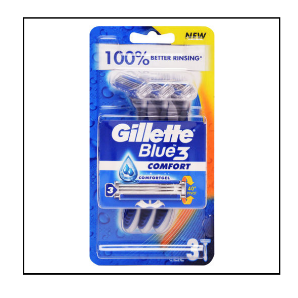 جيليت بلو 3  COMFORT رجالي عدد 3 ماكنات 