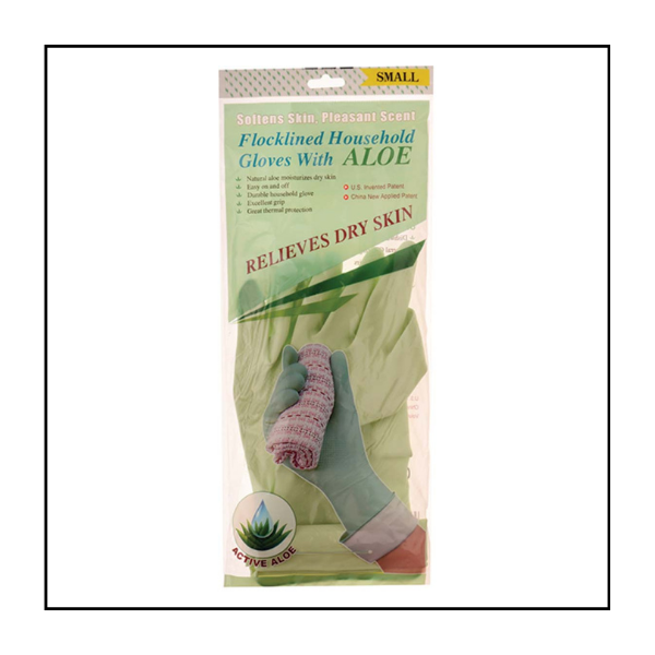 شايني – زوج كفوف يدين متعددة الاستخدام – مبطنة بالألوفيرا – حجم XL