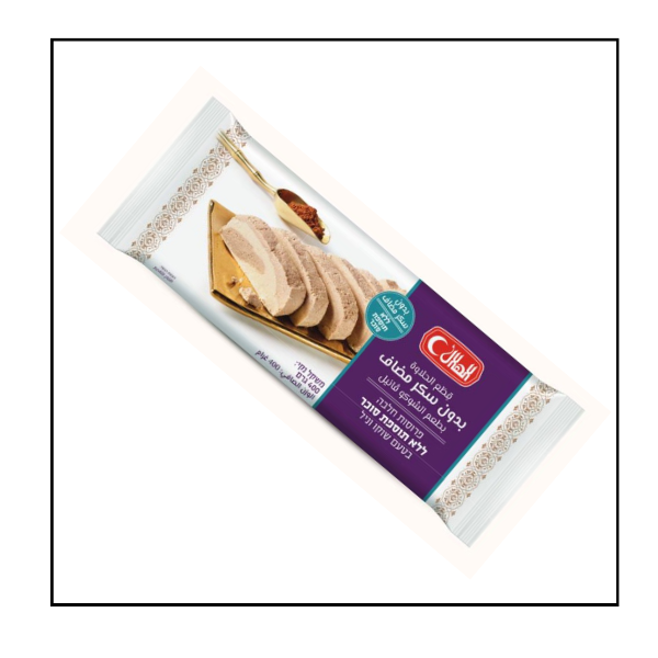 حلاوة الهلال قطع بطعم شوكو فانيل بدون سكر مضاف 400 غم