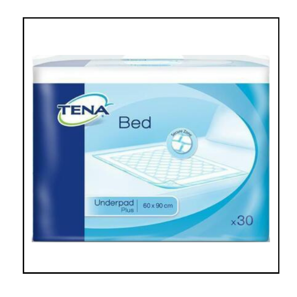 TENA BED Plus  – شرشف امتصاص 60/90  – 30 قطعة