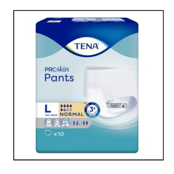 تينا بانتس برو سكين نورمال – حجم كبير L – عبوة 10 قطع