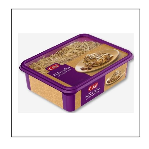 حلاوة الهلال مكية شعر بطعم الشوكو فانيل 250 غم