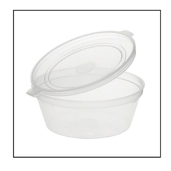 علبة روتف 120مل 4 OZ + غطاء متصل 1000/1