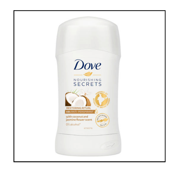 مزيل عرق دوف ستيك جوز الهند والياسمين 50 غم