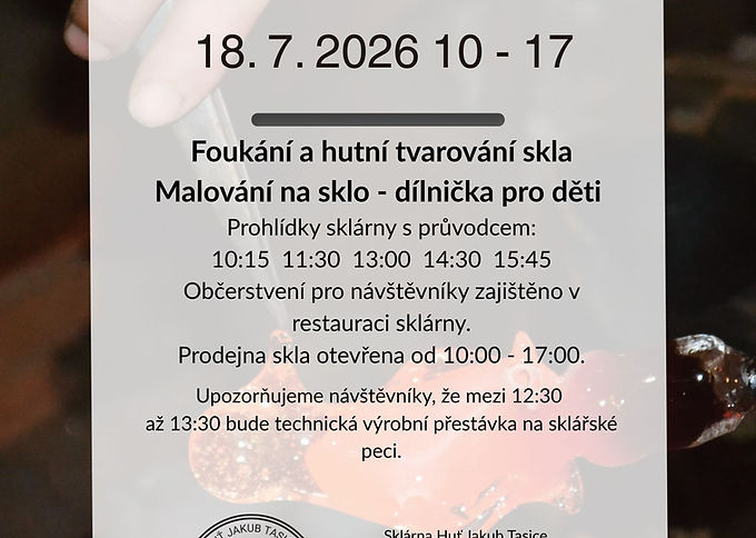 Živá výroba skla
