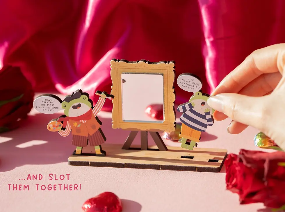 Thumbnail: Work of Art Frogs Pop Out Card by Dapple & Dot