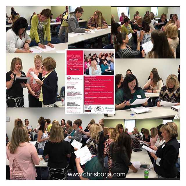 Facilitating a Networking Workshop for these awesome women at the Grove City Chamber of Commerce WE_