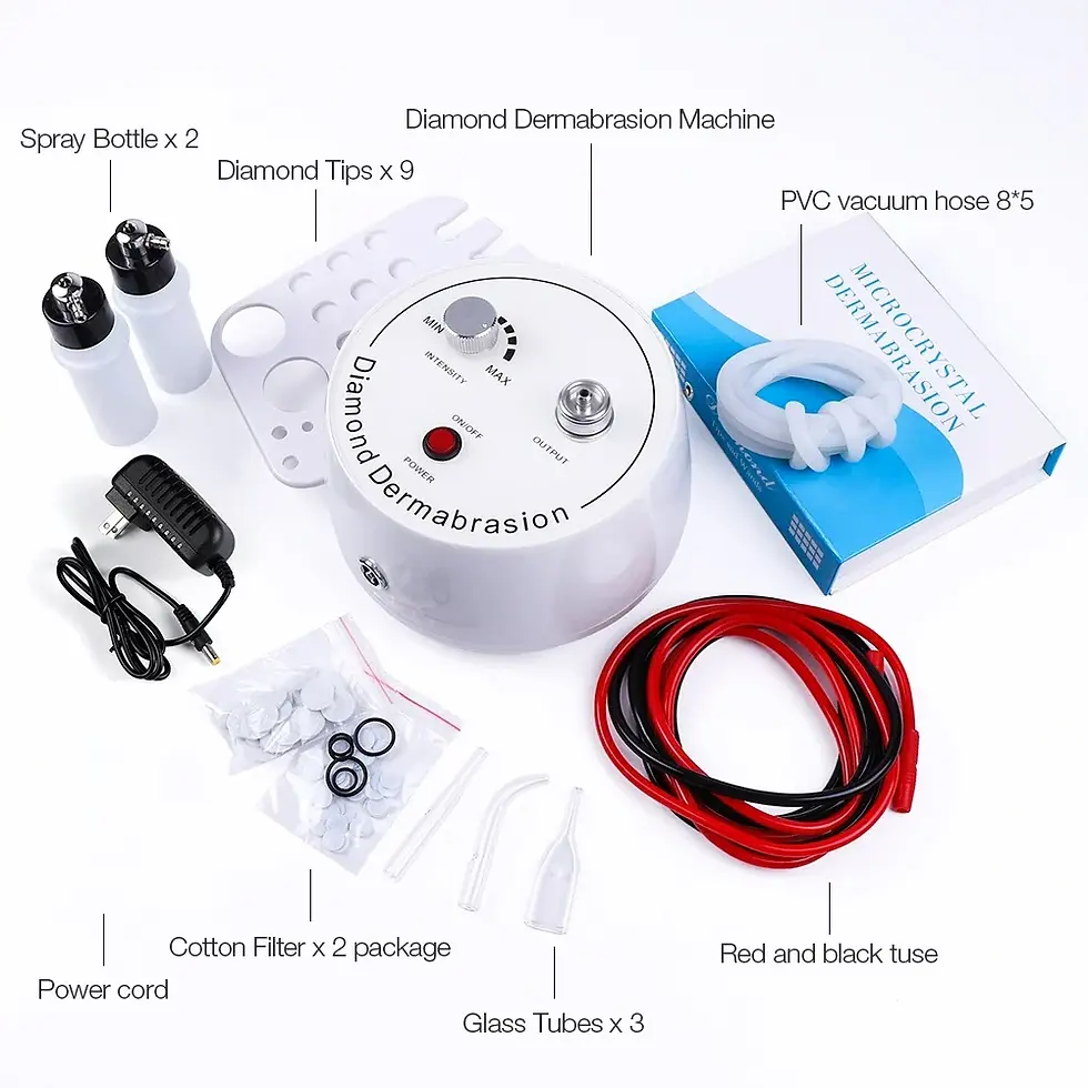 Miniatura: Dermoabrasión + Vaporizador Nano Iónico, Pack Limpieza