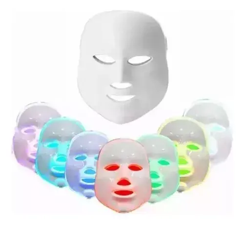 Miniatura: Máscara De Terapia De Luz Facial Led 7 Colores Fototerapia