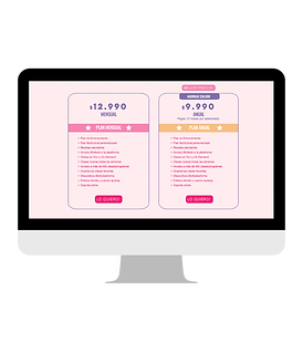 sitio web con venta de planes