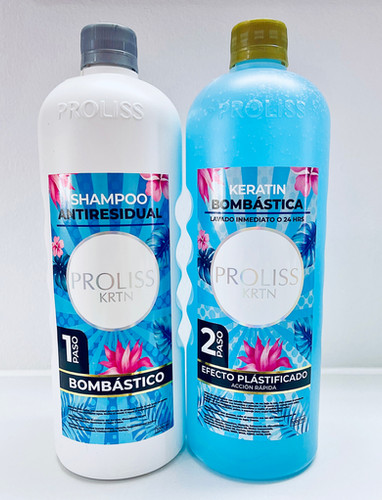Alisado Keratin Bombastic Keratina Bombastica Proliss Pack Alisado