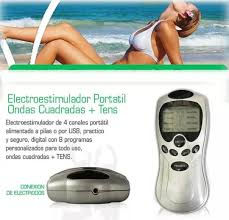 Miniatura: Electro Estimulador Muscular Portatil De Ondas Cuadradas Mas Tens