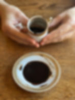 Coffee cup reading in Montreal