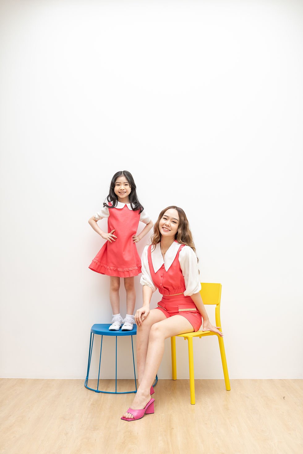 Thumbnail: MINI ADORA DRESS IN WATERMELON PINK
