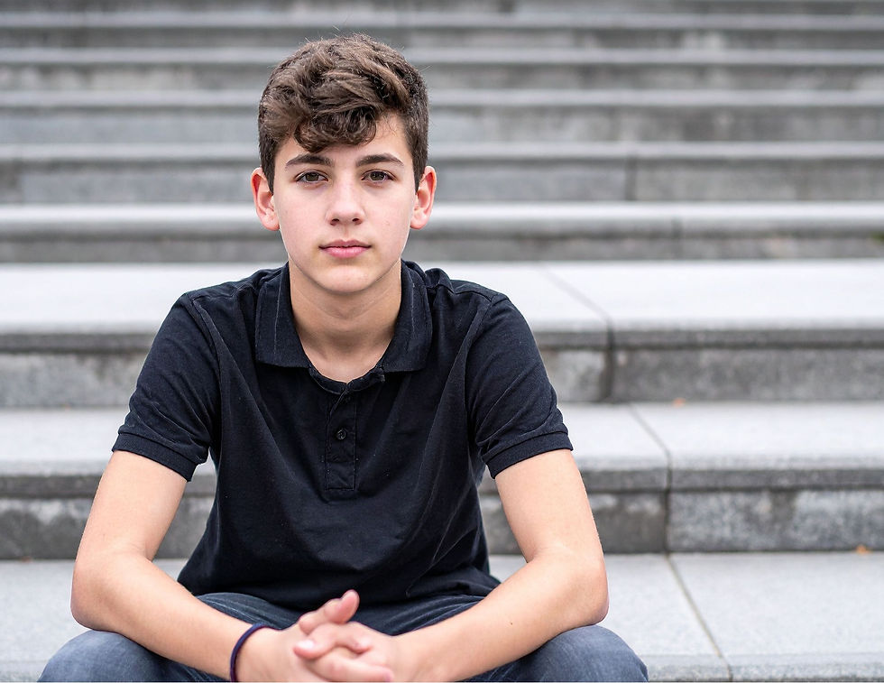 teenage son
