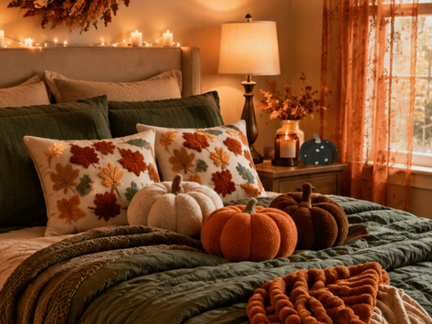 fall bedroom decor ideas