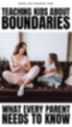 setting boundaries with your kids