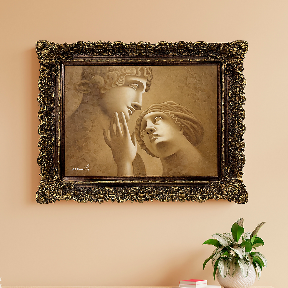 Thumbnail: Apollo and Aphrodite Oil Painting