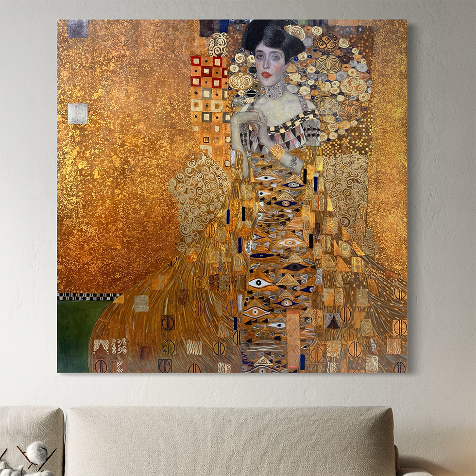 Thumbnail: The Lady in Gold Mix media