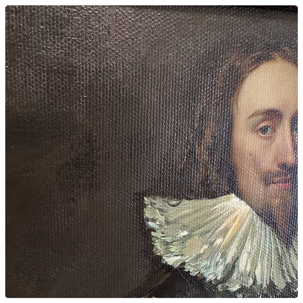 Thumbnail: King Charles I Mix media 21x23