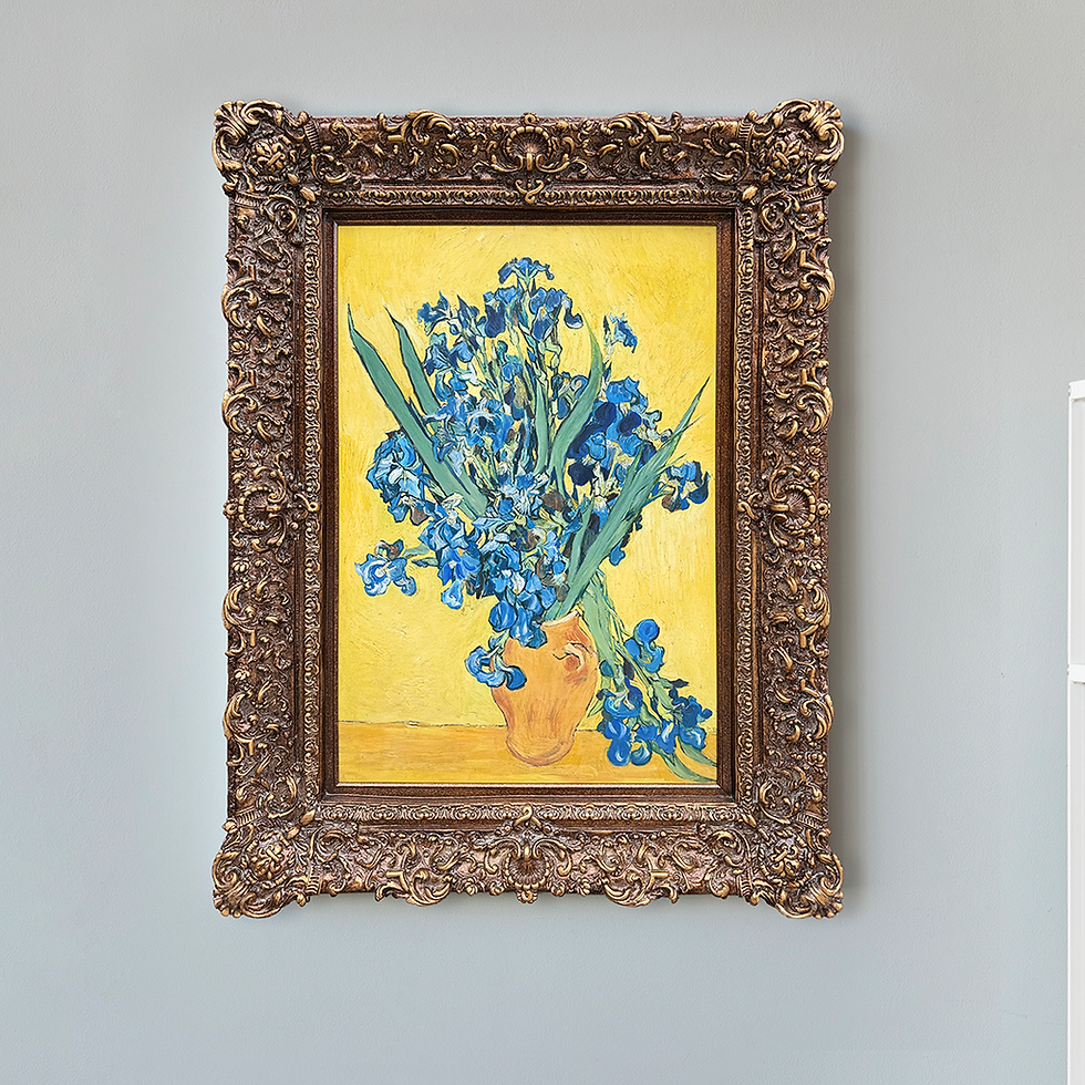 Thumbnail: Irises Oil Painting