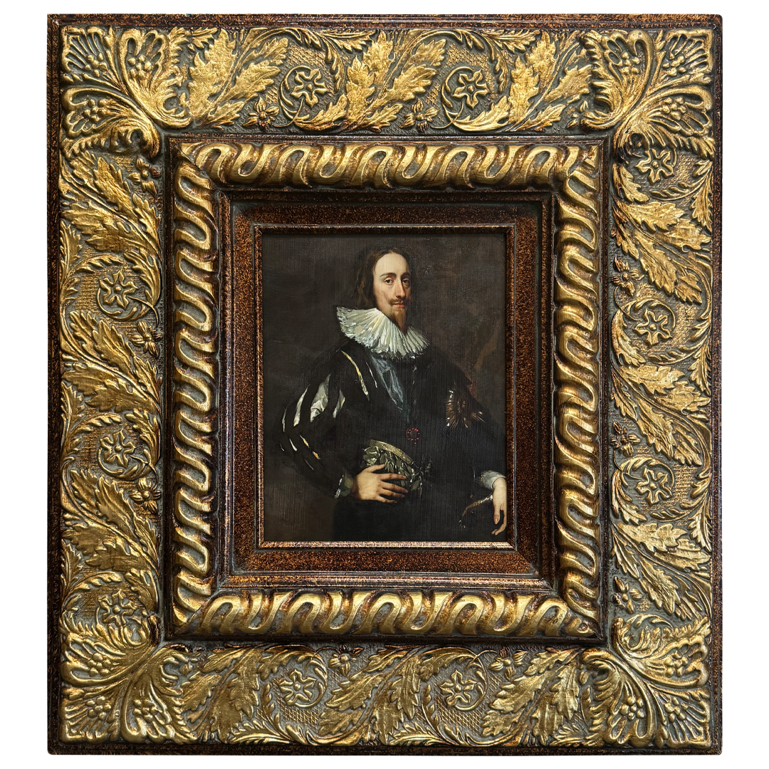 King Charles I Mix media 21x23