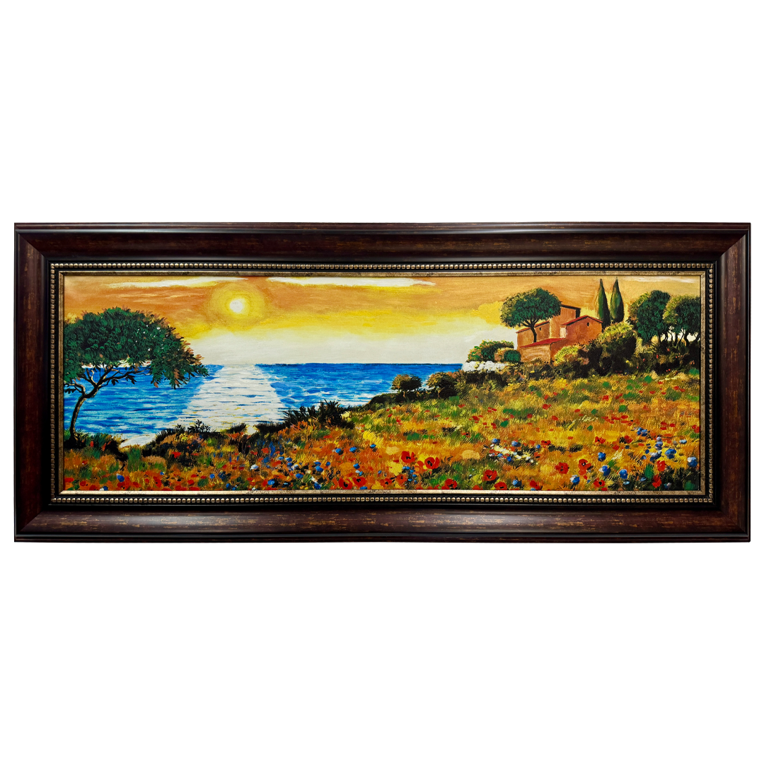 Sunlight Coast Mix media 26"x62"