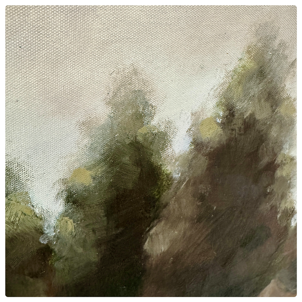 Thumbnail: Waterside Oil Painting 42.5"x54.5"