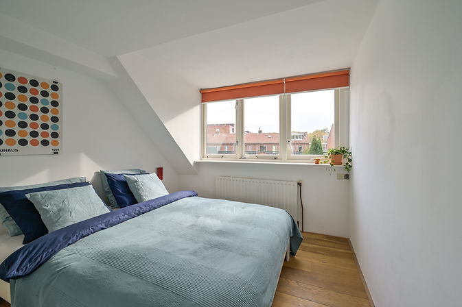 Slaapkamer in woonhuis Zuilen Utrecht