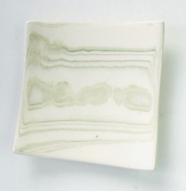 Thumbnail: MINT OLIVE Square Clay Pebble Diffuser Set with Oil