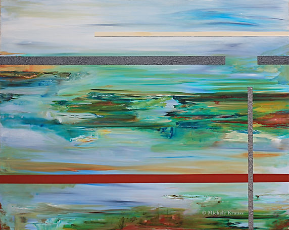 Michele Krauss Juxtaposed Deep 60”x48” i