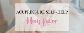 Acupressure for Hay Fever