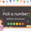 Miniaturbild: Pick a number - Gefühle & Emotionen