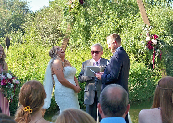 Wedding ceremony served by Ralph’s Regal Weddings