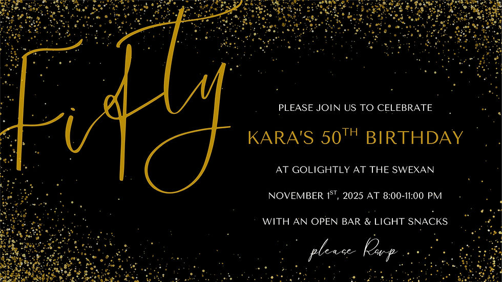 Kara's 50th Birthday Party