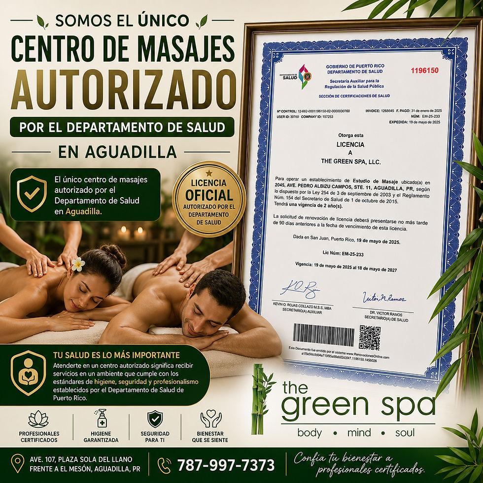 Tu bienestar merece un centro de masajes autorizado y profesionales licenciados