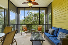 Lanai comfortable seating