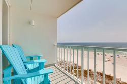 View of Beach and Ocean from Balcony