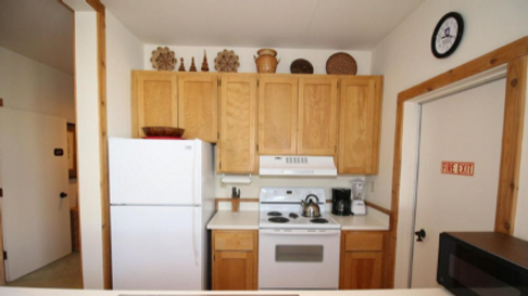 dated kitchen before remodel condominium sun valley idaho
