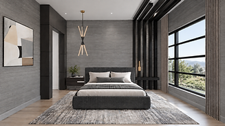3D visualization custom home boise bedroom