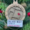 Thumbnail: Home is where the heart is - personalised hanging bauble / Christmas tree decora