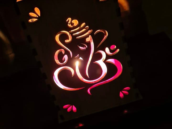 Thumbnail: Ganesh candle / Tealight Holder